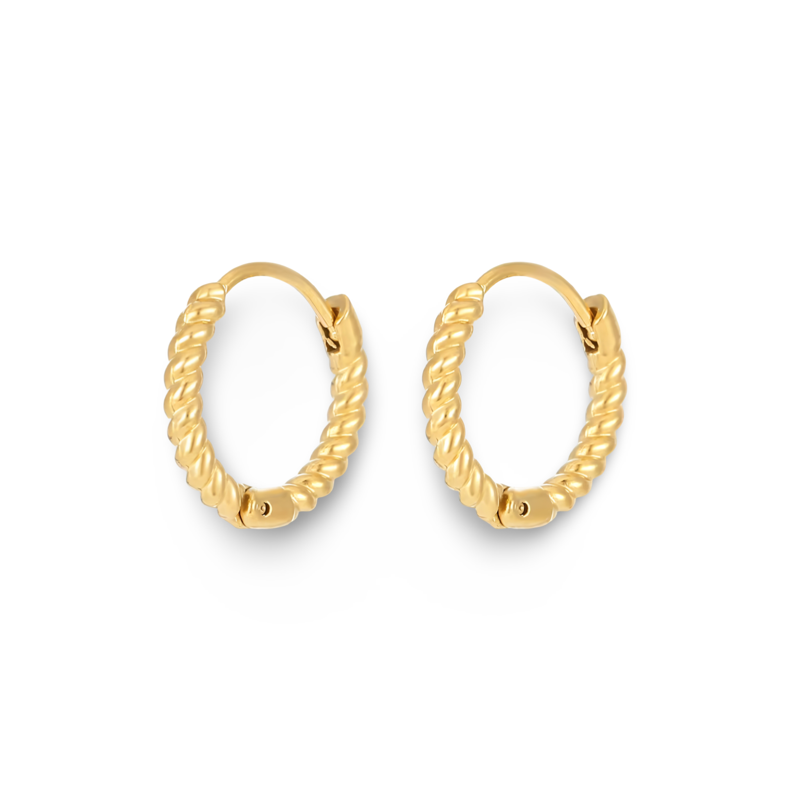 Zali Hoop Earrings – Waterproof Hypoallergenic Hoops | Adorneum