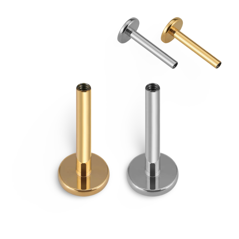 Internally Threaded Titanium Labret (BAR ONLY)