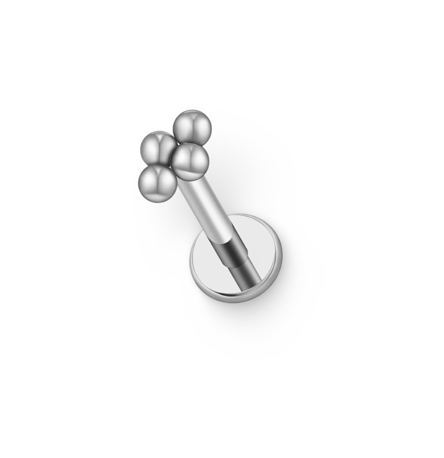 Petite Four Ball Titanium Labret