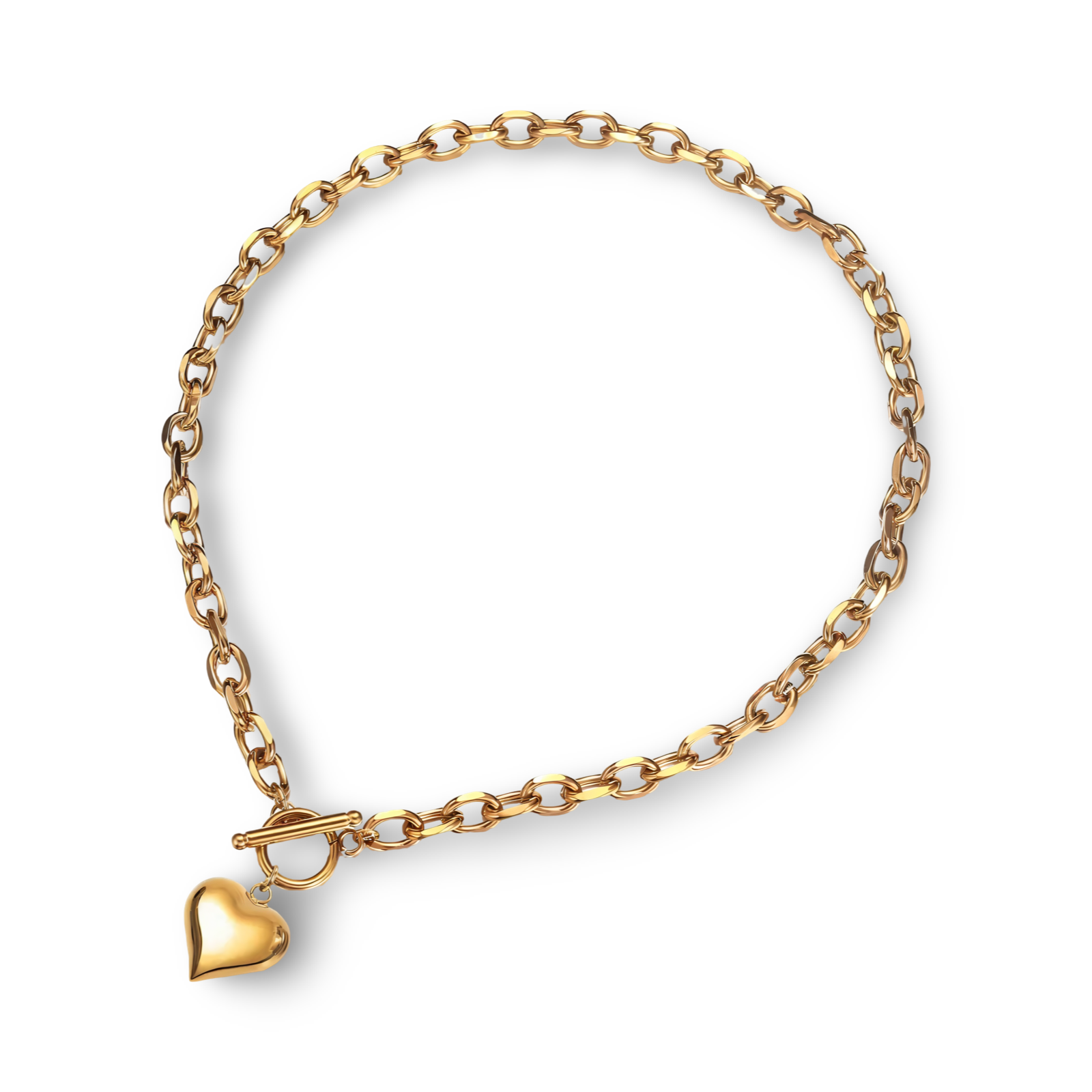 Amour Chunky Heart Necklace